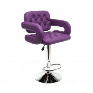 Барный стул Woodville Shiny фиолетовый