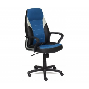 Компьютерное кресло Тетчер Inter 36-6 / С24 / 14 черное / синее / серое