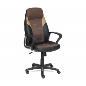 Компьютерное кресло Тетчер Inter 36-6 / 3М7-147 / 21 черное / коричневое / бронзовое