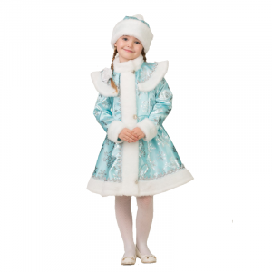 Карнавальный костюм Снегурочка бирюзовая Jeanees