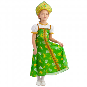 Детский карнавальный костюм Царевна Лягушка Батик