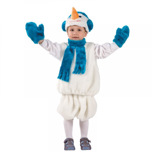 Карнавальный костюм "Снеговик" (мех), Батик