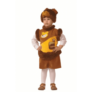 Карнавальный костюм Мишка с медом (плюш) Батик