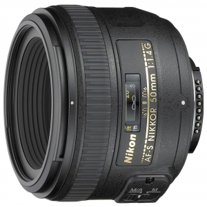 Объектив NIKON AF-S NIKKOR 50mm f/1.4G JAA014DA