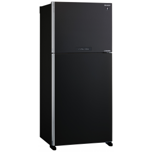 Холодильник с верхней морозильной камерой Широкий Sharp SJXG55PMBK