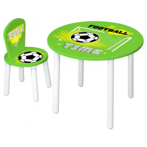 Комплект детской мебели Polini Kids Fun 185 S "Футбол", зеленый