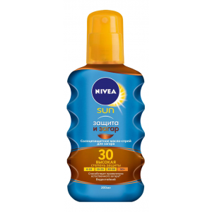 Масло для загара Nivea Sun Защита и загар SPF30