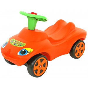 Каталка Полесье "Мой любимый автомобиль", со звуковым сигналом, оранжевый
