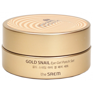 Патчи для глаз The Saem Gold Snail Eye Gel Patch Set
