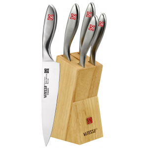 Набор кухонных ножей Vitesse VS-9204 NEW (из 6-ти пр.)