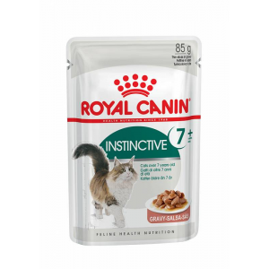 Влажный корм для кошек ROYAL CANIN Instinctive +7, для пожилых, мясо, 85г