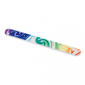 Пилка для ногтей DEWAL BEAUTY с рисунком радуга