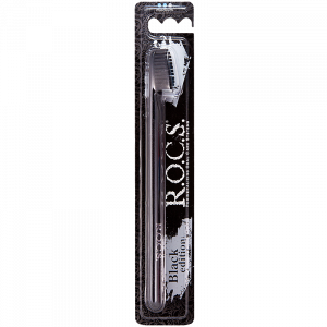 Зубная щетка R.O.C.S. Black Edition Classic средняя