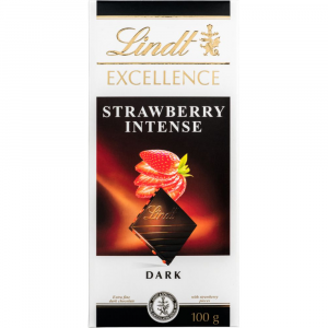 Шоколад LINDT Excellence темный с клубникой