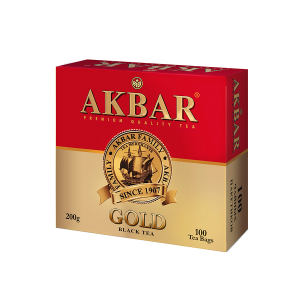 Чай черный Akbar gold цейлонский в пакетиках