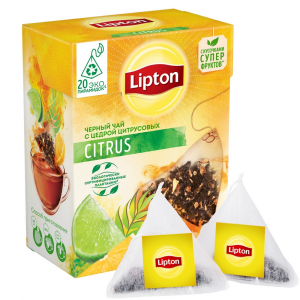 Чай черный Lipton сitrus в пакетиках