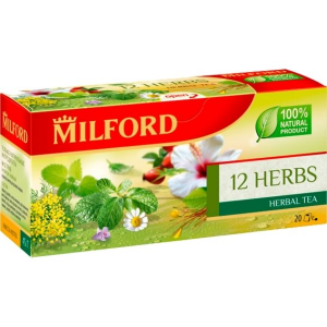 Чай травяной Milford 12 Herbs в пакетиках