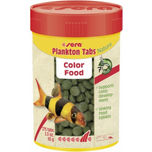 Корм для сомов и донных рыб Sera Plankton Tabs, таблетки, 100 мл