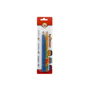 Набор карандашей magic 3 шт, с многоцветным грифелем, Koh-i-Noor