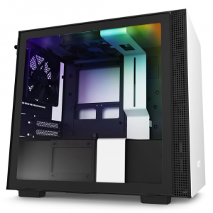 Компьютерный корпус NZXT H210i Mini ITX White/Black без БП (CA-H210I-W1)