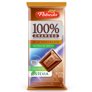 Победа вкуса "Шоколад молочный" 36% какао без сахара