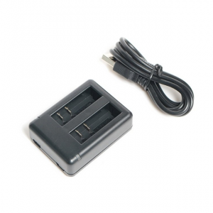 Зарядное устройство Fujimi 2USB2BC USB на 2 акб. с индикатором для Xiaomi Yi2