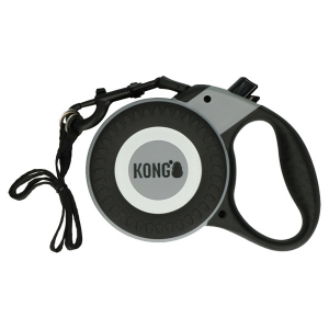 Рулетка для собак Kong Reflect L, лента, для крупных 5 м Серый