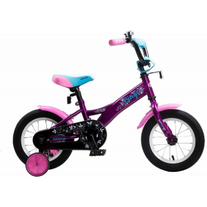 Детский велосипед для девочек Navigator Bingo колеса 12" стальная рама стальные обода ножной тормоз защитная накладка наруле и выносе