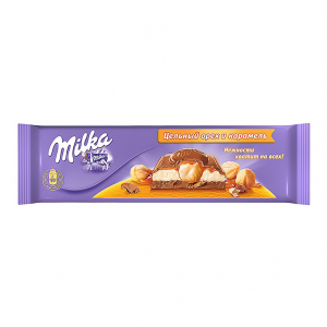 Шоколад молочный Milka с карамельной начинкой