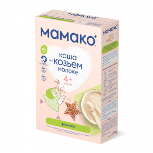 Каша молочная Мамако Гречневая на козьем молоке с 4 мес. 200 г