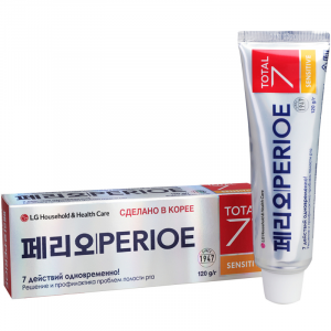 Зубная паста LG Household & Health Care Perioe "Total 7 Sensitive" 120 г