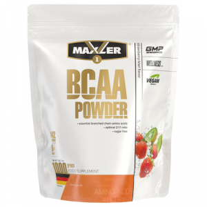 Аминокислоты БЦАА MAXLER BCAA Powder Sugar Free 1000 гр (Клубника-киви)