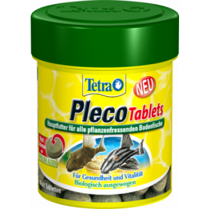 Корм для сомов и донных рыб Tetra Pleco Tab, со спирулиной, таблетки, 120 таб, 66 мл