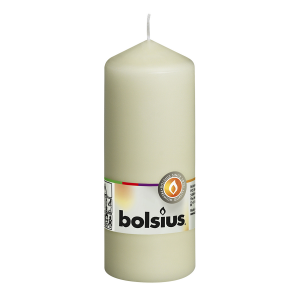 Свеча столбик Bolsius 150*60 мм кремовая