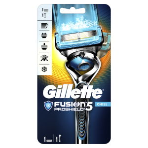 Мужская бритва Gillette Fusion5 ProShield Chill Бритва с 1 сменной кассетой