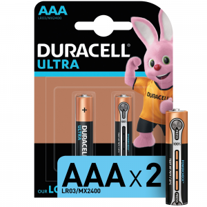 Батарейка DURACELL UltraPower LR03/2BL 2 шт