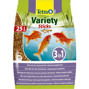 Корм сухой Tetra Pond "Variety Sticks" для прудовых рыб, 3 вида палочек