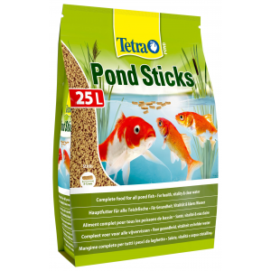 Корм для прудовых рыб Tetra Pond Sticks, палочки, 25 л