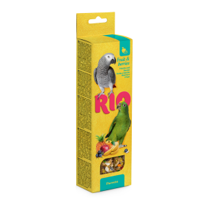 Лакомство для попугаев "RIO", палочки, с фруктами и ягодами