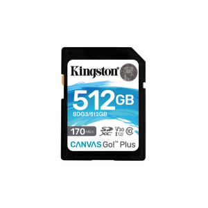 Карта памяти Kingston SDXC Canvas Go UHS-I Class U3 512GB SDG/512GB