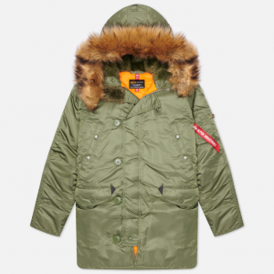 Парка мужская Alpha Industries MJN31210C1-310 зеленая S