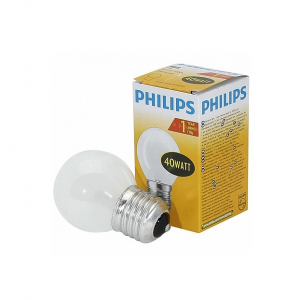 Лампа накаливания PHILIPS A55 40W E27 FR