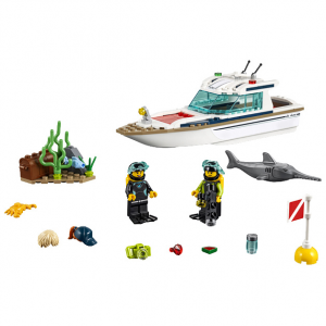 Конструктор LEGO CITY Great Vehicles Яхта для дайвинга (60221)
