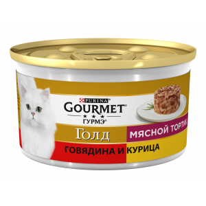 Корм для кошек Gourmet gold говядина