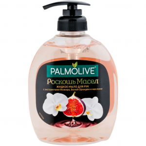 Жидкое мыло Palmolive "Роскошь масел" с маслом Инжира и Белой орхидеи, 300 мл