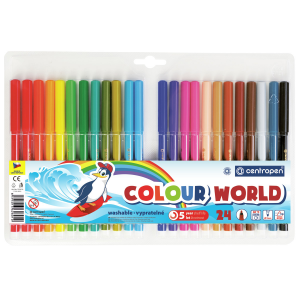Centropen Фломастеры "Colour World", 24 цвета