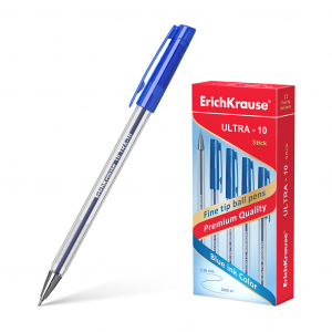 Шариковая ручка Ultra L-10, синяя паста, 0.7 мм Erich Krause 13873