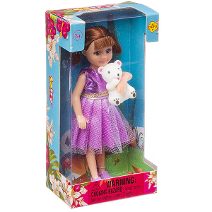 Кукла с мишкой Defa Lucy