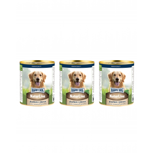 Консервы для собак Happy Dog "Natur Line", ягненок с рисом