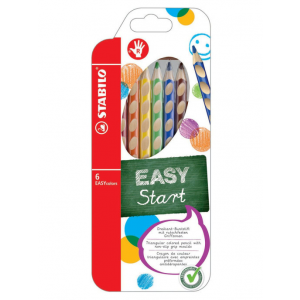 STABILO Цветные карандаши EASY colors 6 цветов